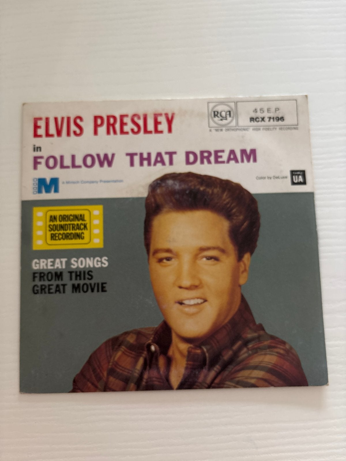 Elvis Presley - Follow That Dream 45 EP (RCX 7196), Ophalen of Verzenden, Zo goed als nieuw, Cd of Plaat