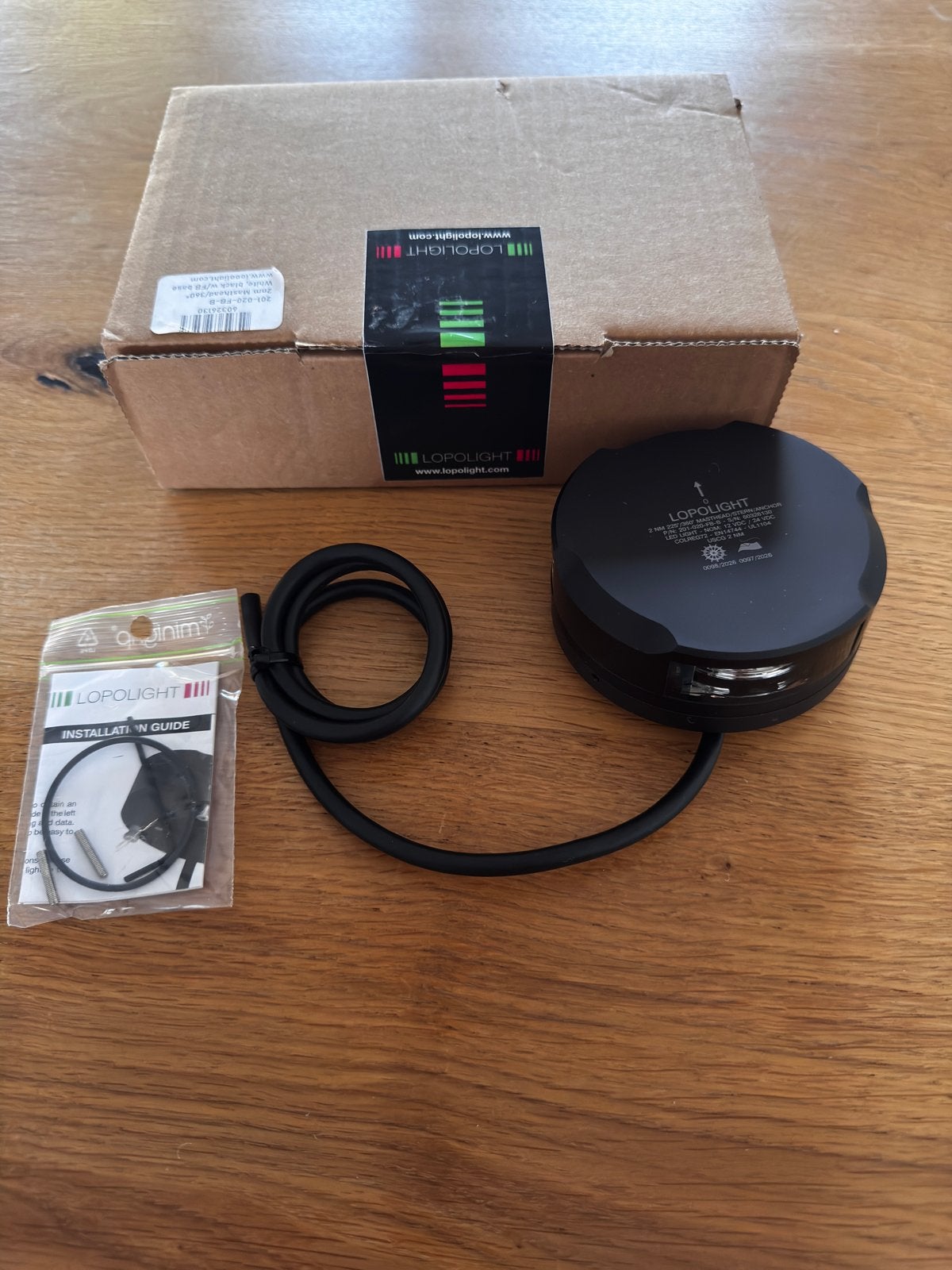 LopoLight 360 Masttop/Hek/Anker Licht, Ophalen of Verzenden, Nieuw, Overige typen