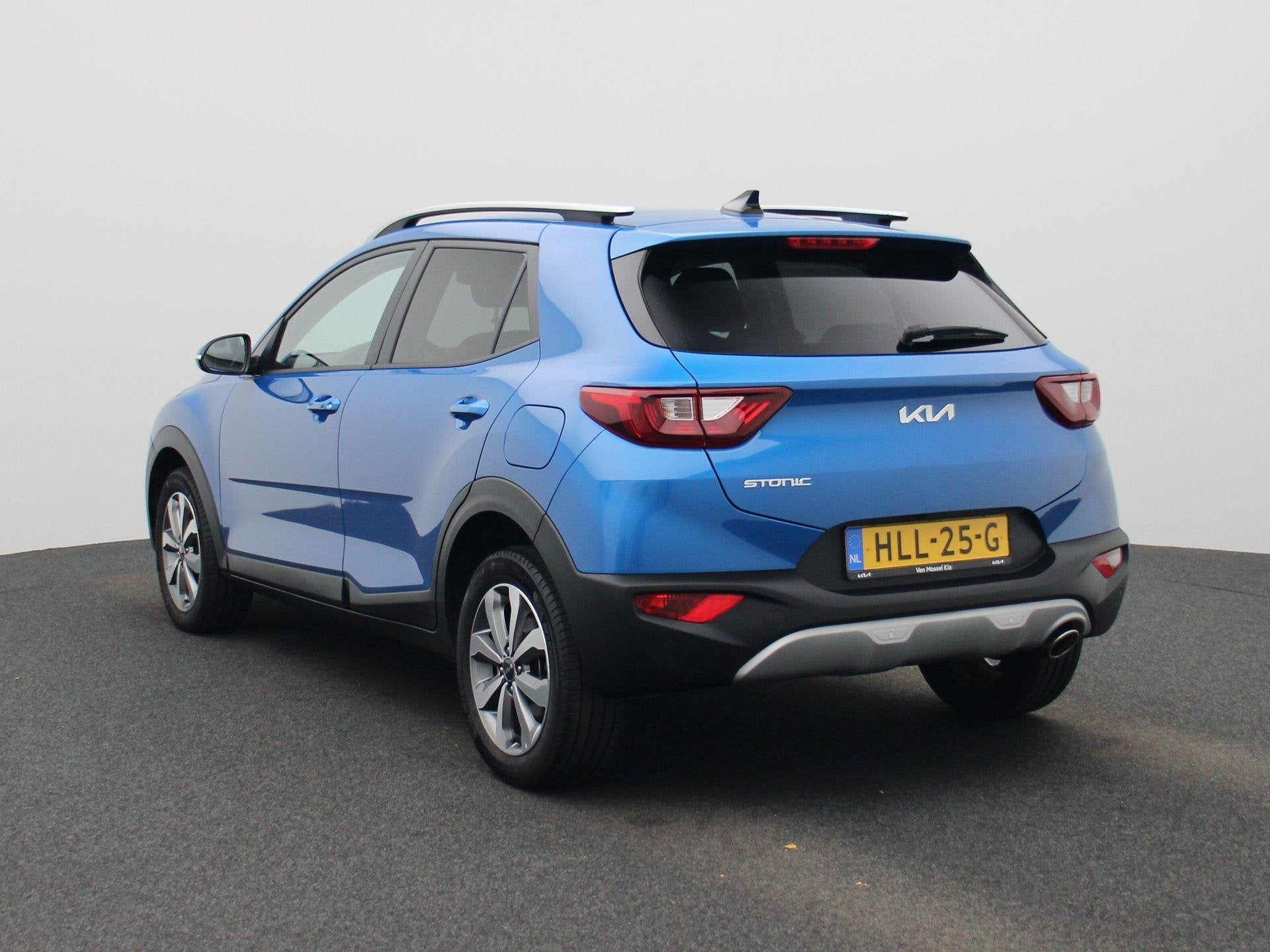 Kia Stonic 1.0 T-GDi MHEV DynamicPlusLine | Climate Control, Auto's, Kia, 12 maanden, Euro 6, Blauw, Origineel Nederlands