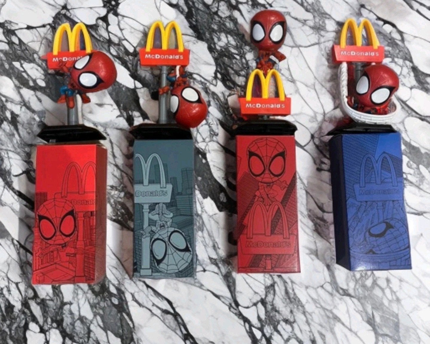 Complete set McDonald's Spider-Man No Way Home figuren, Verzamelen, Ophalen of Verzenden, Nieuw