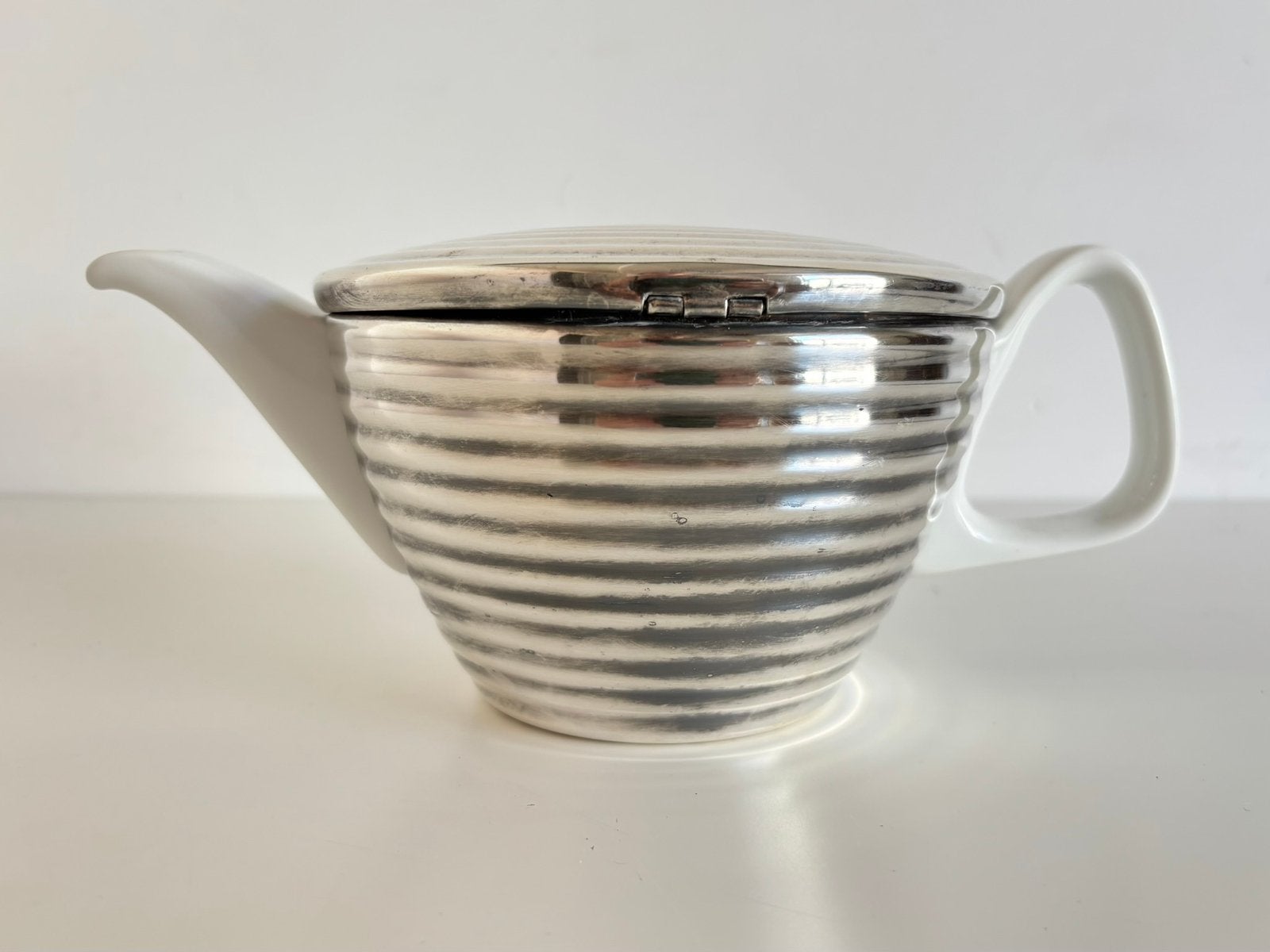 Prachtige Vintage art deco theepot, WMF Kauscher Weiden ‘70s, Antiek en Kunst, Ophalen of Verzenden