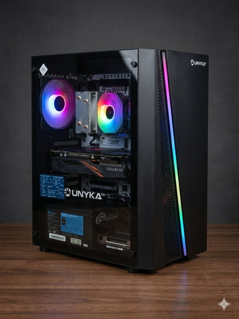 Midrange Game PC | Xeon 6-Core | 32GB RAM | Vega 56 (8GB), Ophalen, 32 GB, Zelf gebouwde pc, Refurbished