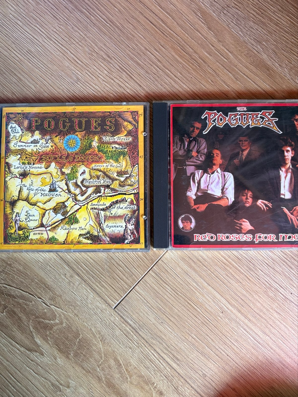 The Pogues - Hell's Ditch & Red Roses for Me CD's, Ophalen of Verzenden, Gebruikt, Rock, Album