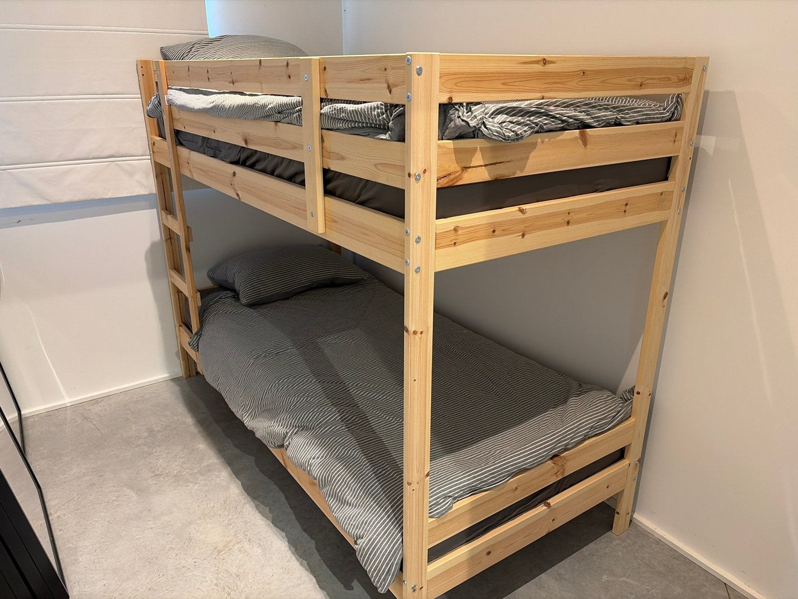 Zo goed als nieuw stapelbed inclusief matrassen, Ophalen, 90 cm, Tweepersoons, Zo goed als nieuw
