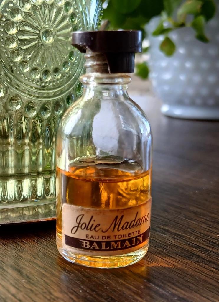 Vintage Jolie Madame eau de toilette - miniatuur - jaren 60, Verzamelen, Parfumverzamelingen, Ophalen of Verzenden, Gebruikt, Miniatuur