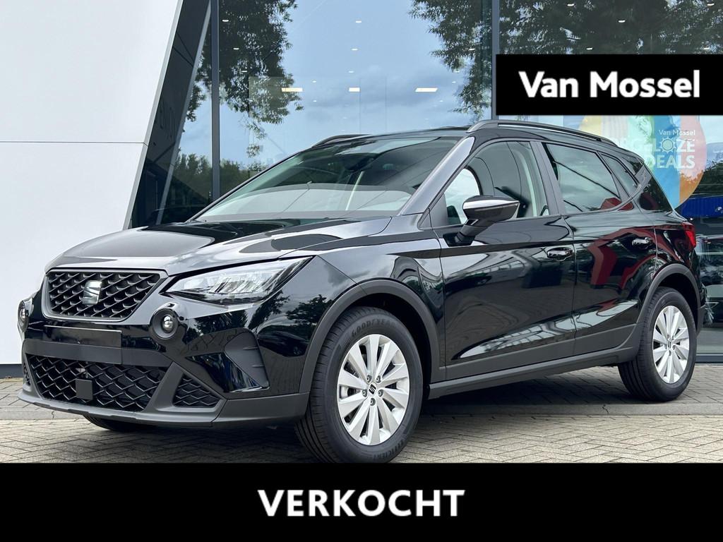 SEAT Arona 1.0 EcoTSI Style Business Connect 95 PK | Aircond, 12 maanden, Stof, 95 pk, Zwart