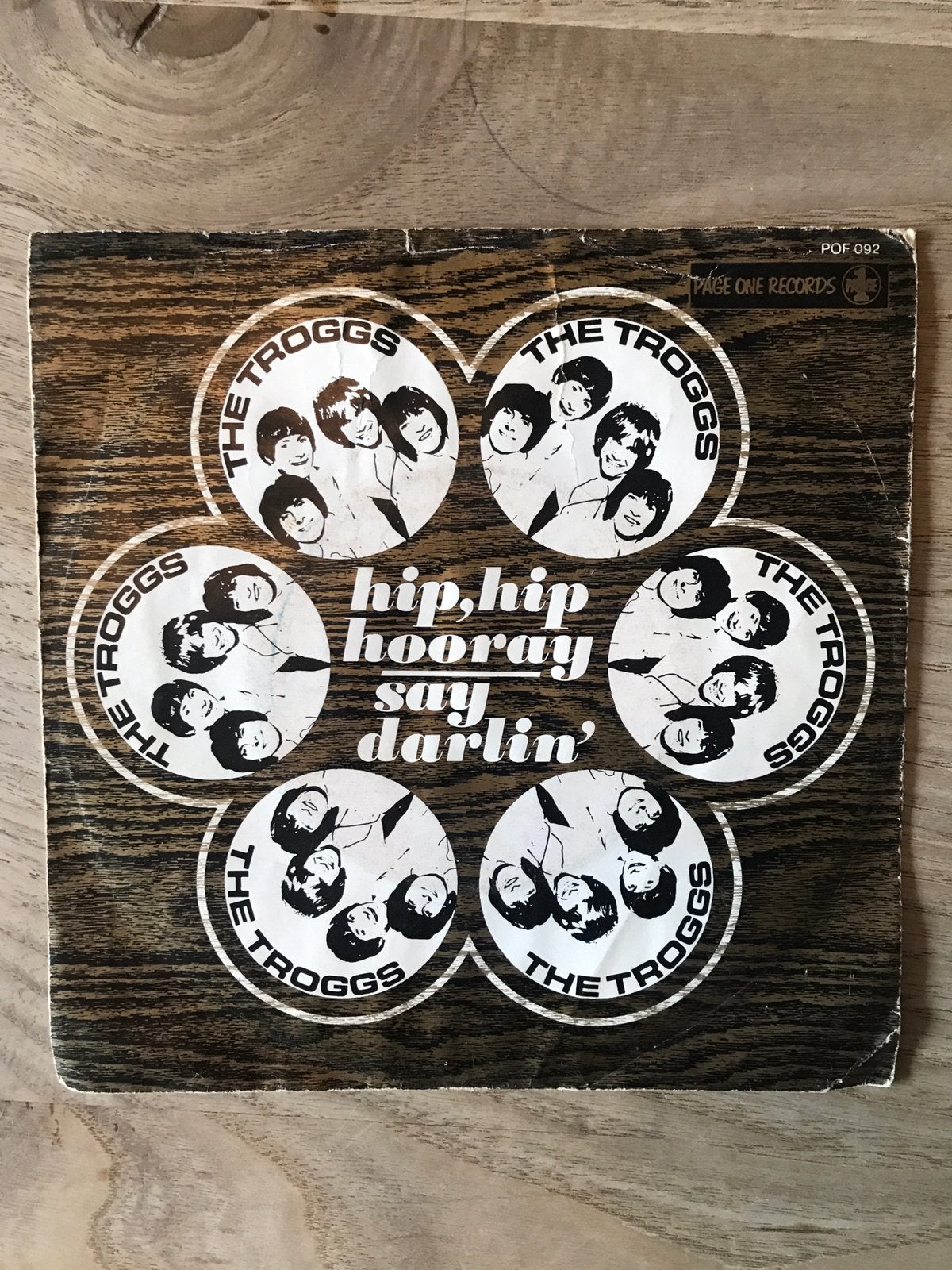 The troggs/ hip, hip hooray / say darlin, Cd's en Dvd's, Vinyl Singles, Ophalen of Verzenden, Zo goed als nieuw, Pop