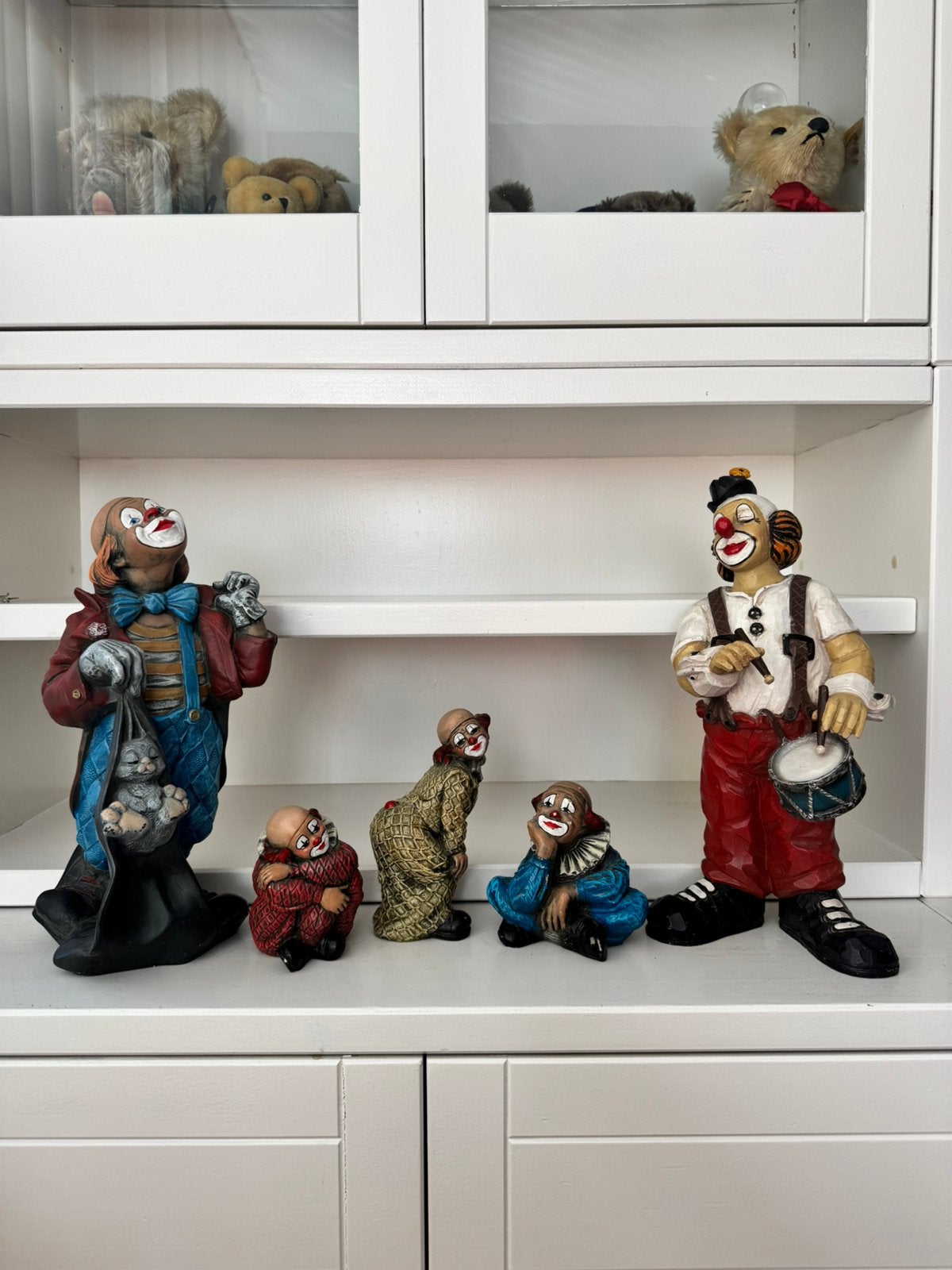 Set van 5 originele Gilde Clowns - Vintage verzamelbeelden, Ophalen, Zo goed als nieuw, Dier
