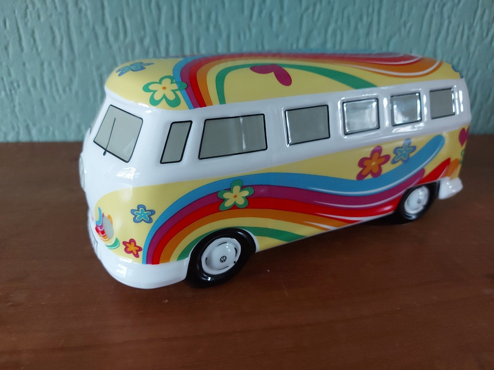 VW Bus T1 Spaarpot - Regenboog Hippie Design, Ophalen of Verzenden, Zo goed als nieuw, Auto's