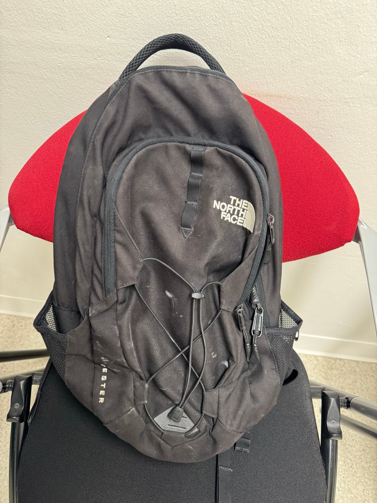 The North Face Jester Rugzak Zwart - Gebruikt, Gebruikt, 25 tot 40 cm, Ophalen of Verzenden, Overige merken