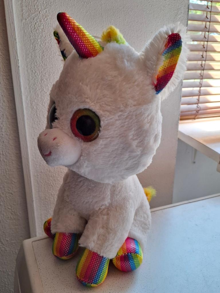Knuffel Beanie Boo- Pixy Unicorn XL, Ophalen of Verzenden, Zo goed als nieuw, Overige typen