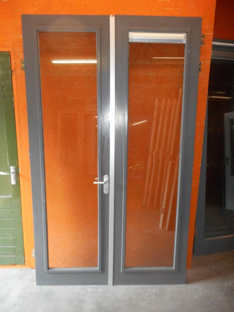 Openslaande tuindeuren dubbelglas, 147 x 243,5 (AF150A), Ophalen, Glas, 120 cm of meer, 215 cm of meer