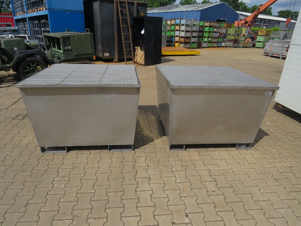 denios rvs lekbak geschikt voor ibc vaten inhoud 1000 liter, Doe-het-zelf en Verbouw, Ophalen, Zandhaarweg, Zo goed als nieuw