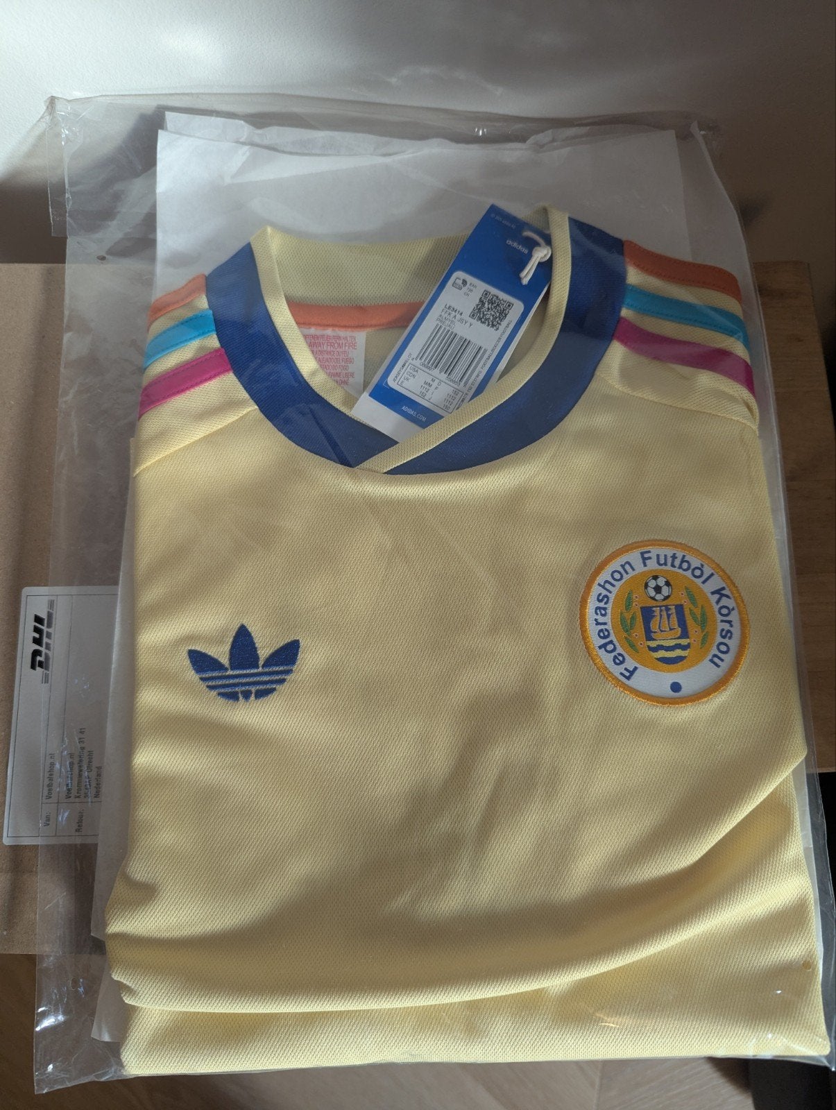 Kinder WK shirt Curaçao, Ophalen of Verzenden, Nieuw, Adidas, Jongen of Meisje