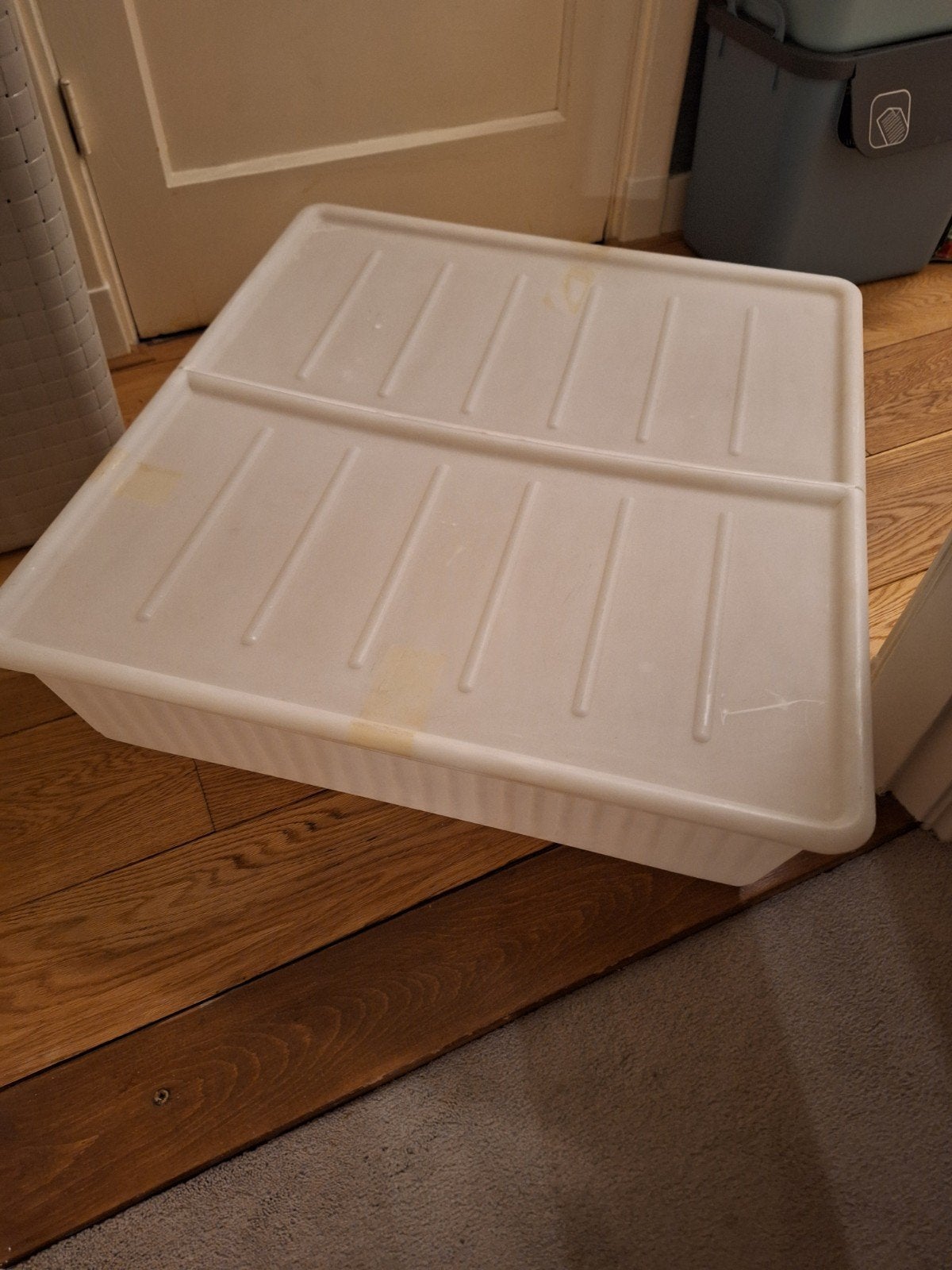 Ikea opbergdozen voor onder bed, Doe-het-zelf en Verbouw, Ophalen, 60 cm of meer, 75 tot 100 cm, Zo goed als nieuw