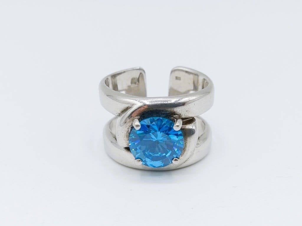 Zware zilveren ring met onyx, EDEN, 21 mm, universeel, Verzenden, Heer, Zo goed als nieuw, Zilverwebsite.nl