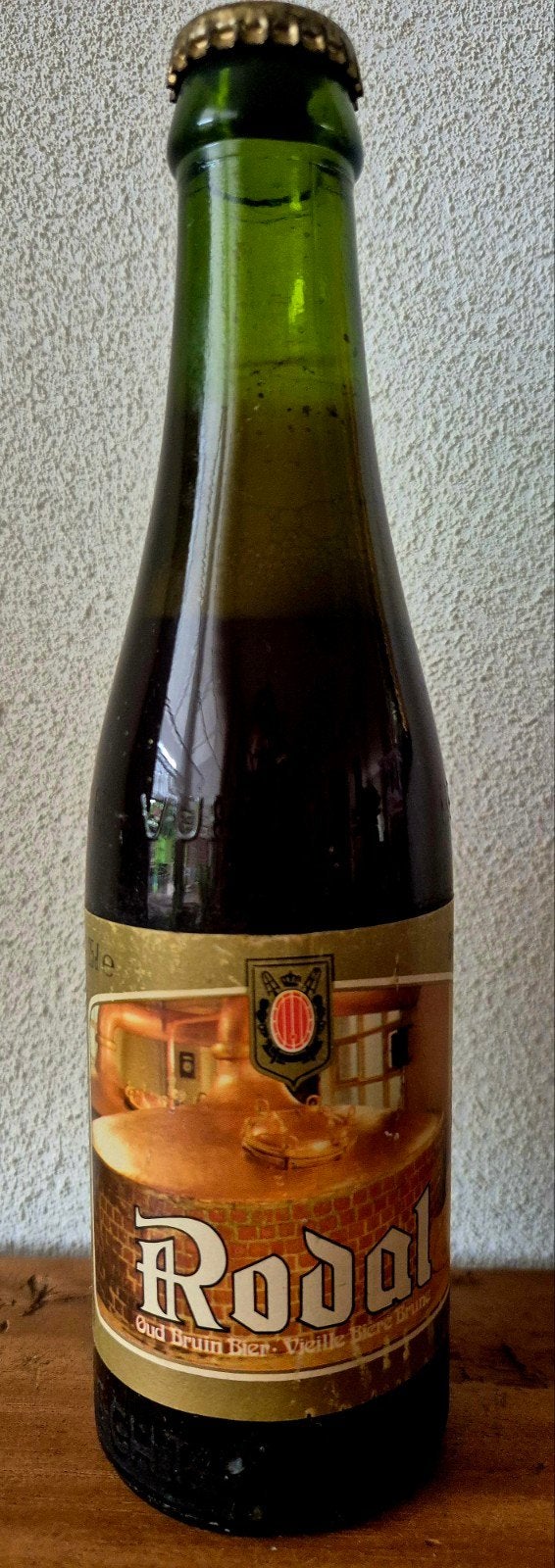 1989 fles RODAL oud bruin bier 0,25ltr De Neve Schepdaal., Ophalen of Verzenden, Zo goed als nieuw, Flesje(s), Overige merken