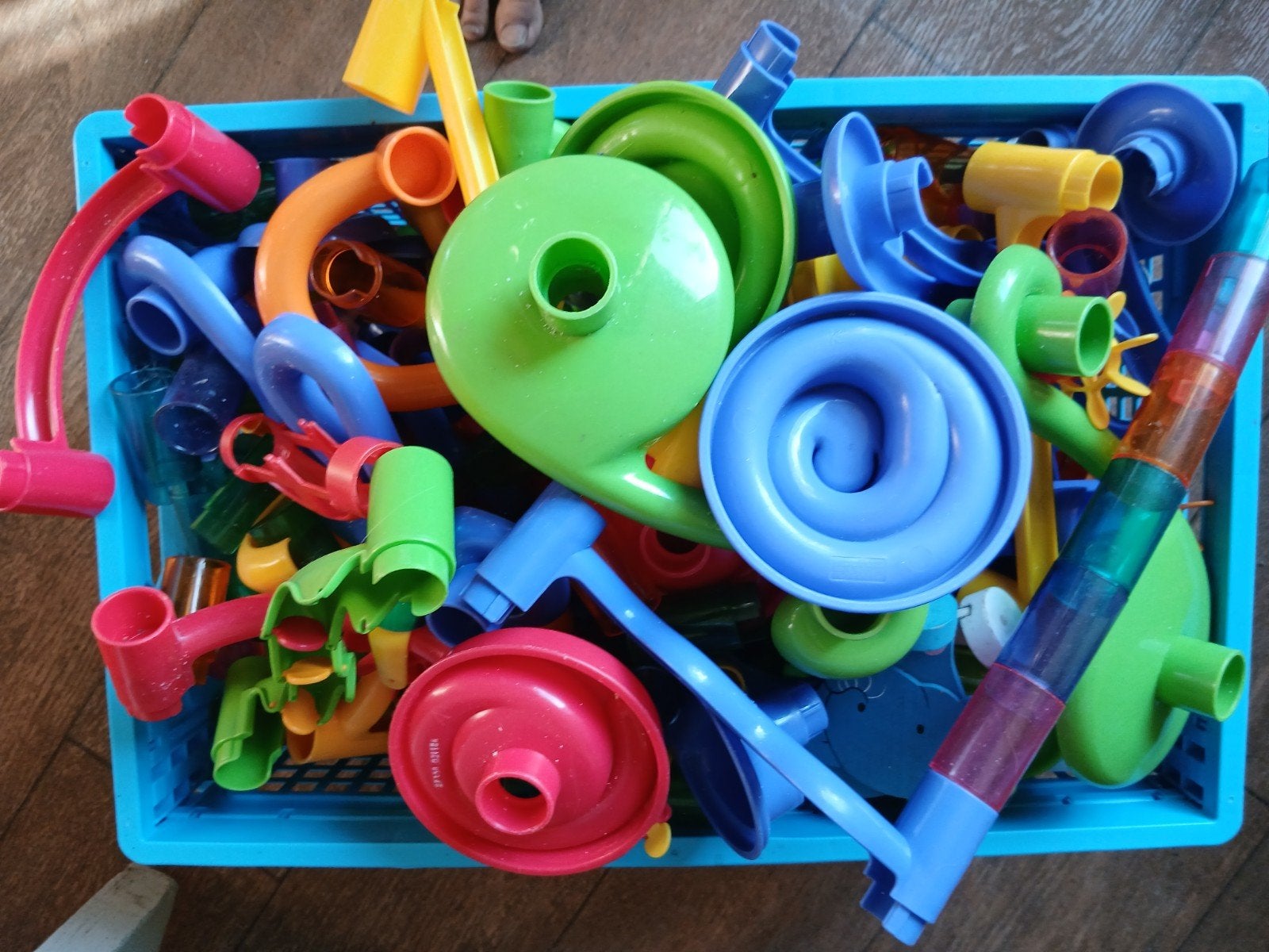 Grote doos vol knikkerbaan onderdelen!, Kinderen en Baby's, Speelgoed | Overig, Ophalen of Verzenden, Gebruikt, Jongen of Meisje