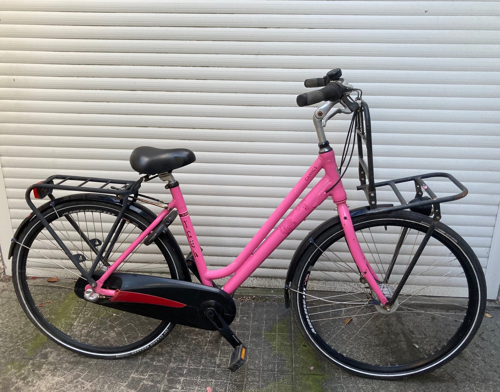Trek • roze transportfiets, Gebruikt, Versnellingen, 50 tot 53 cm, Ophalen