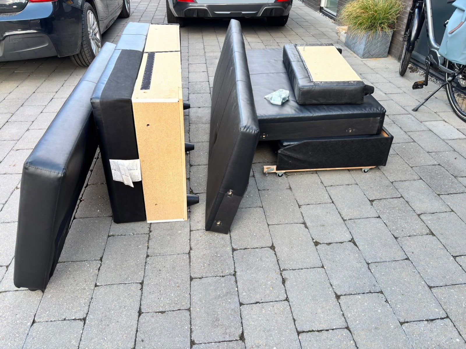 IKEA FRIHETEN Hoekbank met opbergruimte,, Huis en Inrichting, Ophalen