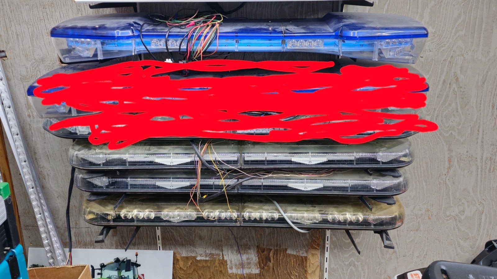 Zwaailichtbalken uitverkoop, zwaailamp, zwaailicht, Ophalen