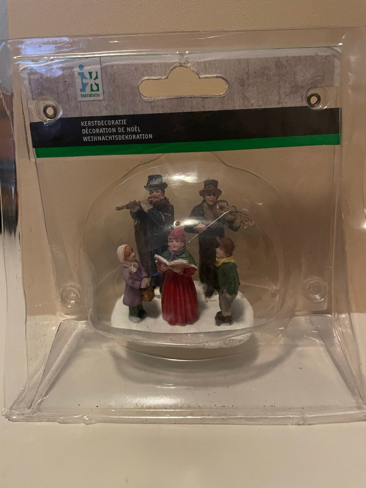 Miniatuur kerstdorp figuren muzikanten Intratuin, Diversen, Ophalen of Verzenden