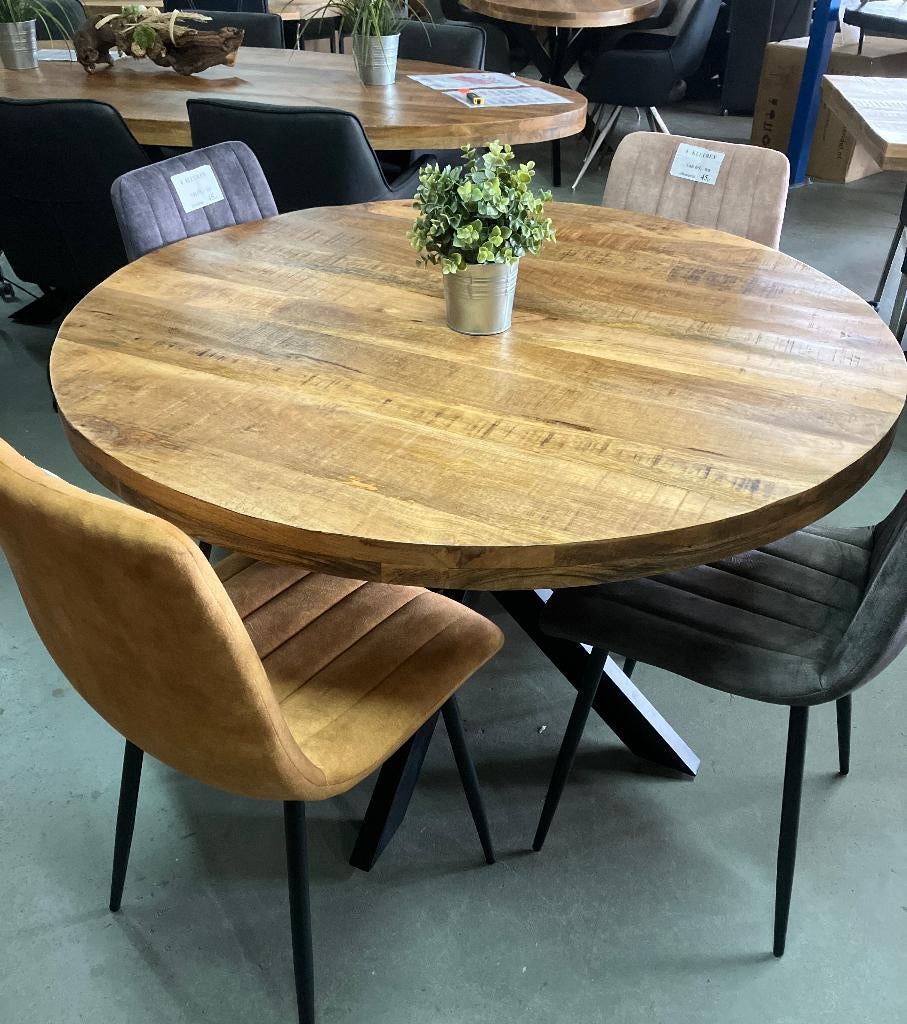 ronde tafels 180-170-160cm AKTIE PRIJZEN -direct leverbaar, Huis en Inrichting, Tafels | Eettafels, Ophalen, Rond, Nieuw, 150 tot 200 cm