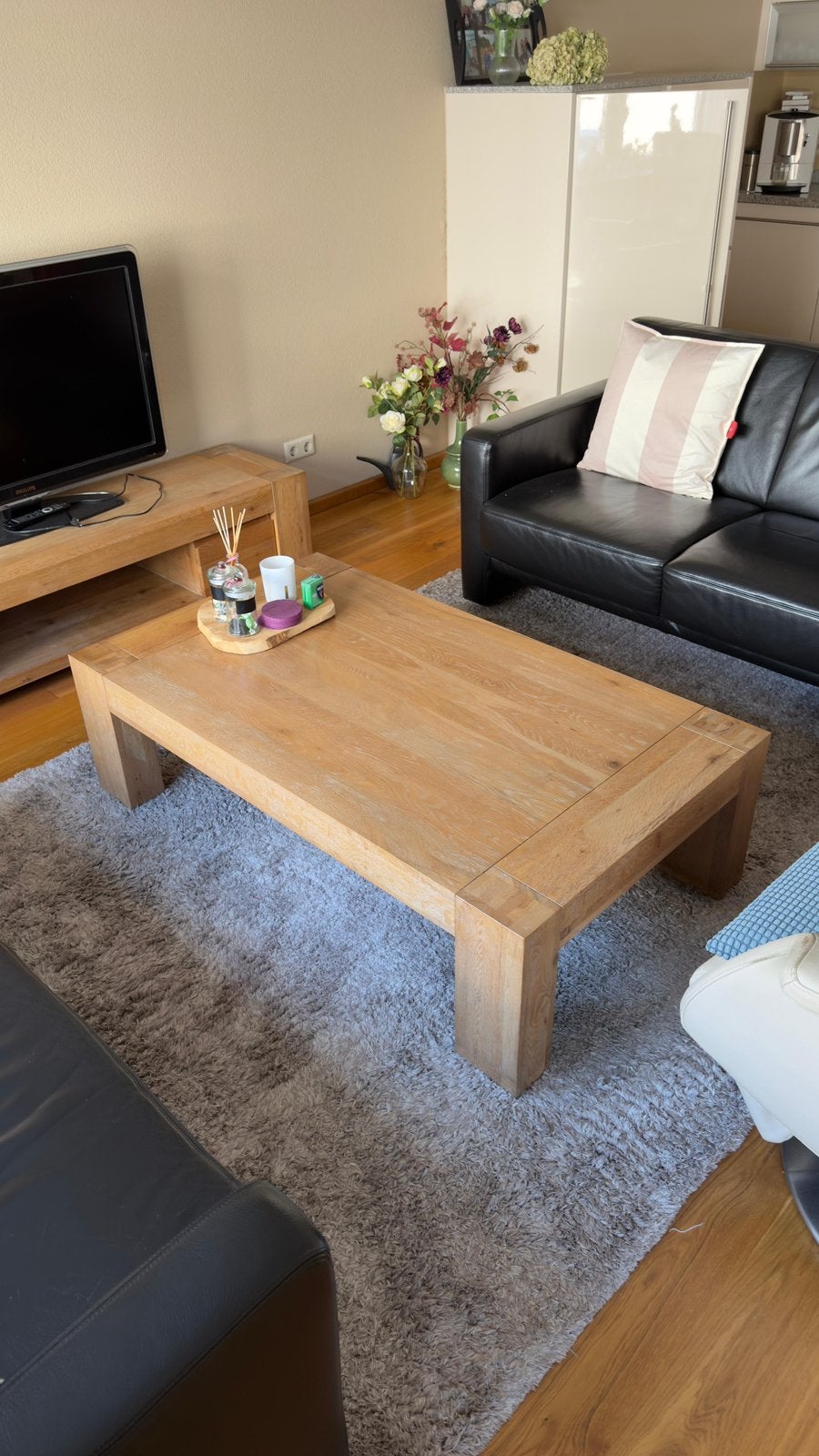 Mooie salontafel, Huis en Inrichting, Ophalen, 100 tot 150 cm, 50 tot 100 cm, Zo goed als nieuw
