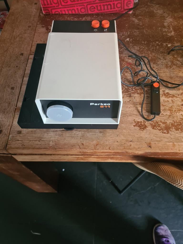 Dia projector perken 511, Ophalen