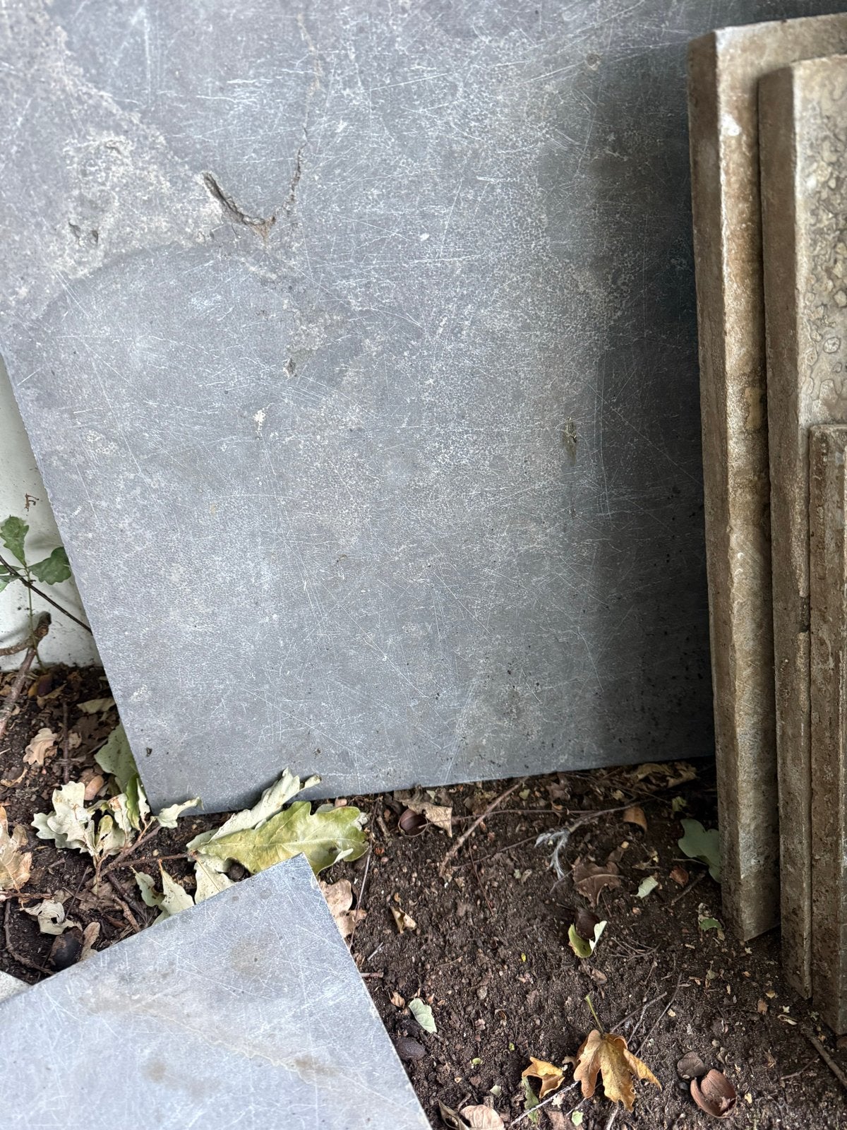 Gebruikte chinese hardstenen tegels voor terras of pad, Doe-het-zelf en Verbouw, Tegels, Ophalen, 40 tot 60 cm, Gebruikt, Hardsteen
