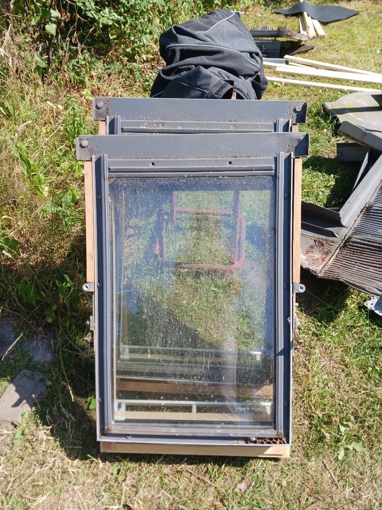 Twee Velux dakramen (tuimel), Doe-het-zelf en Verbouw, Glas en Ramen, Ophalen, Gebruikt, Minder dan 80 cm, Minder dan 80 cm