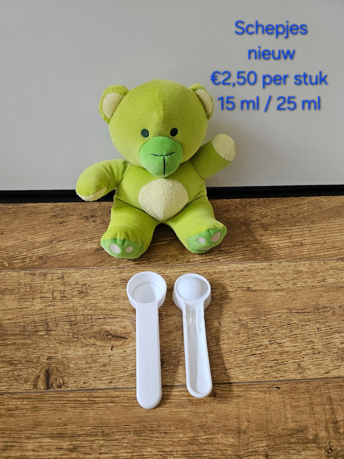 * Tupperware nieuwe schepjes wit 15 ml / 25 ml, Ophalen of Verzenden, Nieuw, Wit, Overige typen