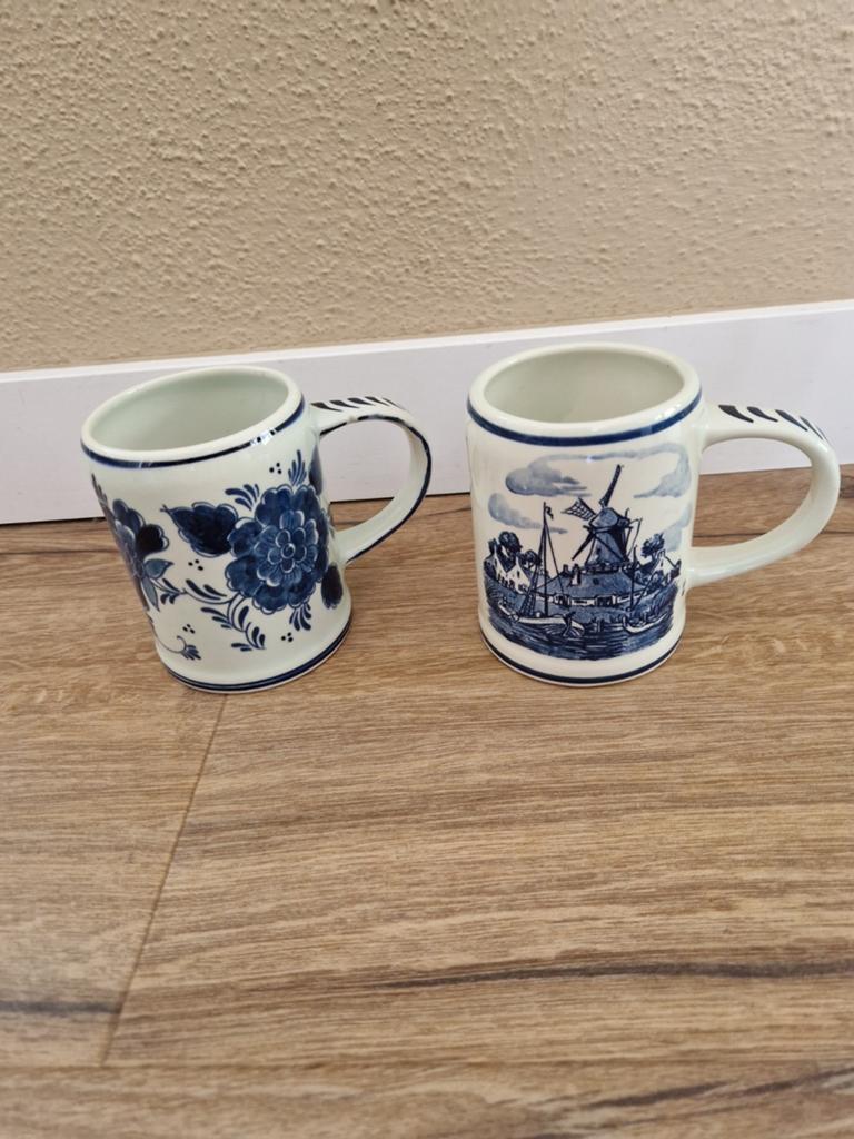 2x Royal Goedewaagen bierpul 12 cm hoog
handgeschilderd, Ophalen of Verzenden