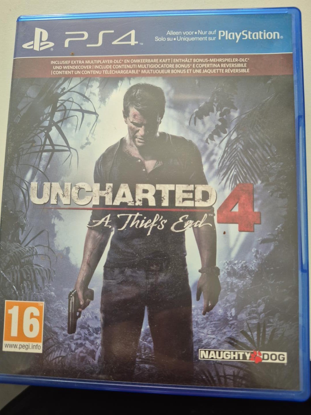 Uncharted 4: A Thief's End PS4 - Actie-avontuur, Avontuur en Actie, Online, Gebruikt, 1 speler