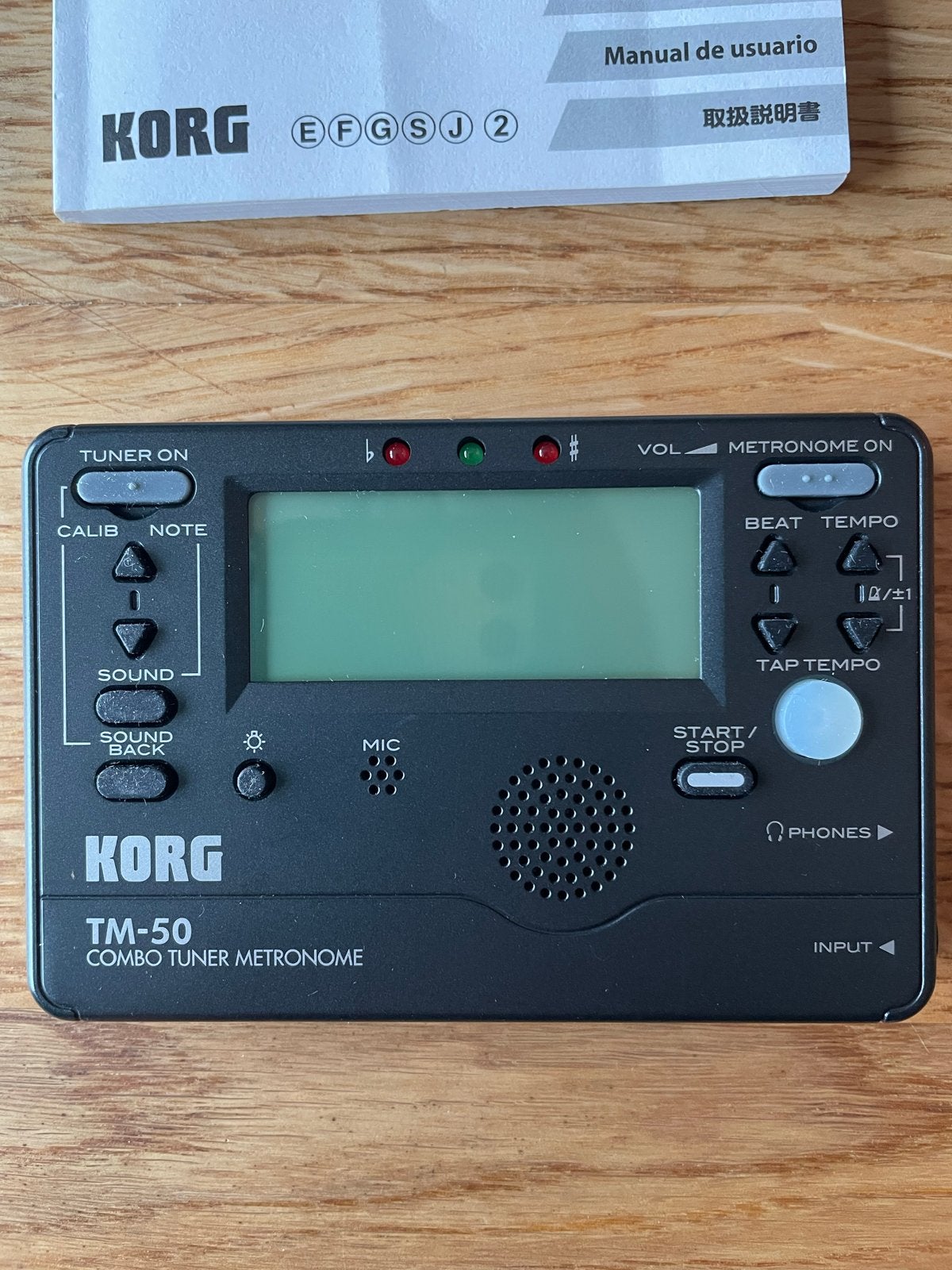 Korg TM-50 Combo Tuner Metronome, Ophalen of Verzenden, Zo goed als nieuw