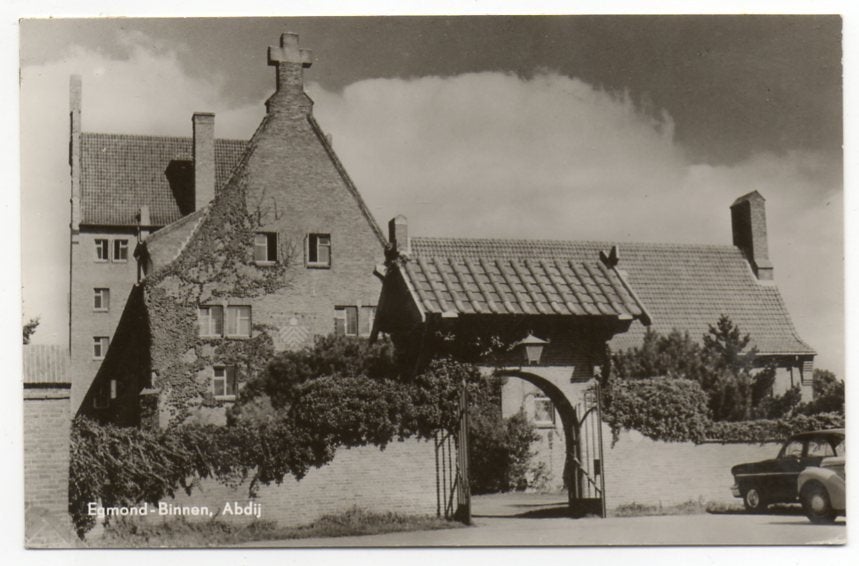 Egmond Binnen Abdij, Ophalen of Verzenden, 1940 tot 1960, Ongelopen, Noord-Holland