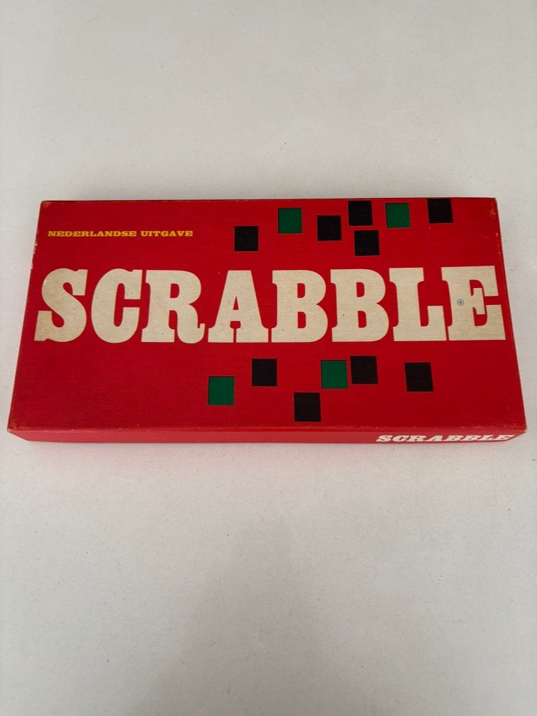 Vintage scrabble bordspel, de nederlandse uitgave sio!, Een of twee spelers, Ophalen of Verzenden, Gebruikt, Sio