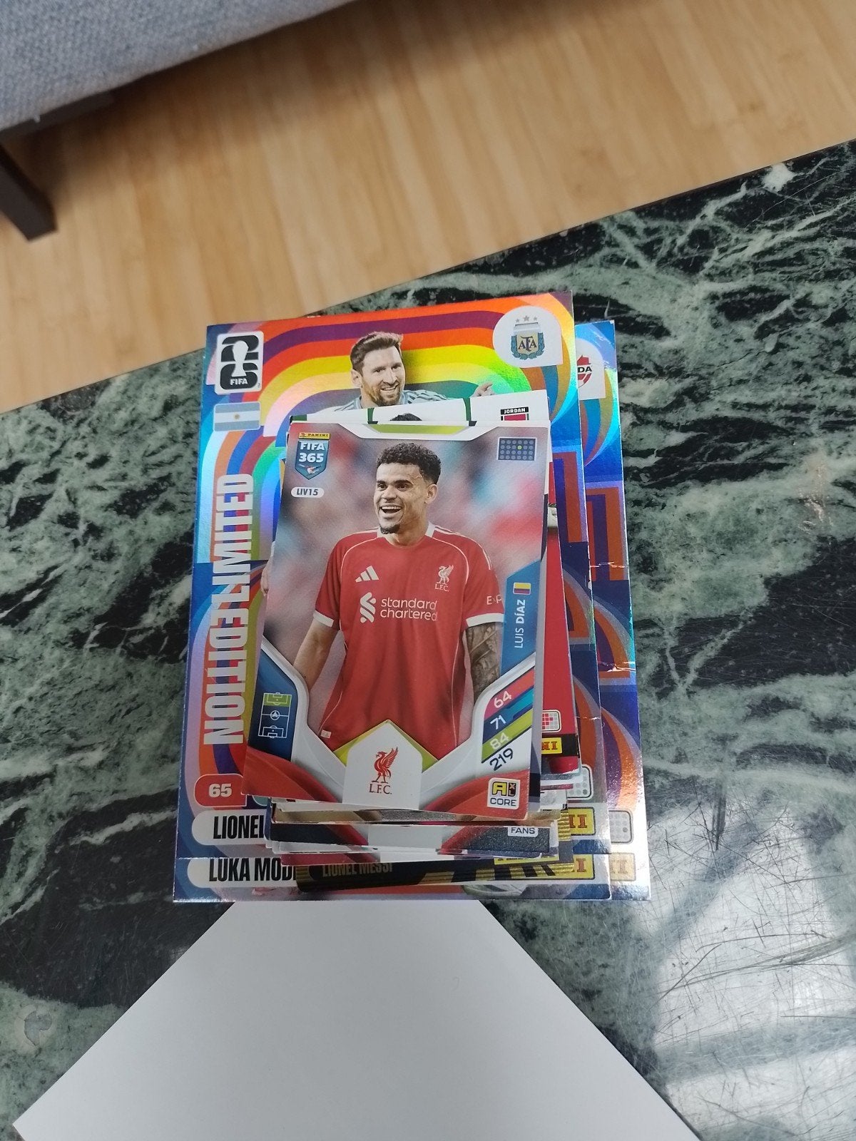 Mooie voetbal plaatjes en 3 limted edition kaarten, G1, Ophalen of Verzenden, Zo goed als nieuw