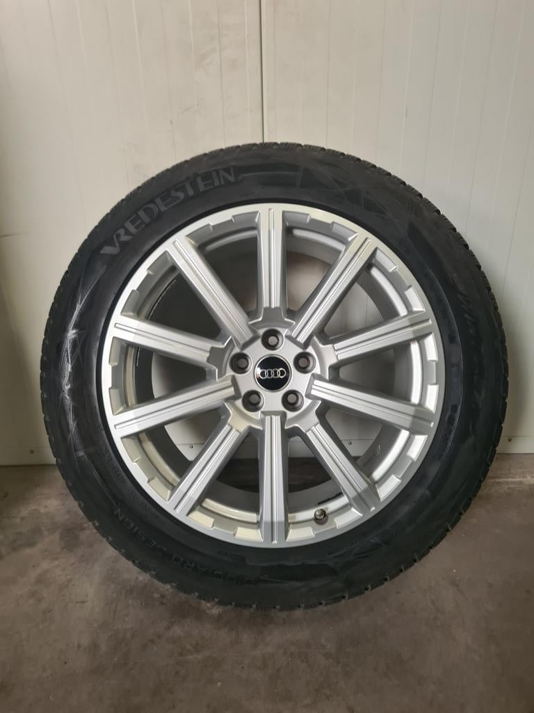 20' Audi Q7 SQ7 4M Velgen met winterbanden 8mm Origineel BTW, 285 mm, Banden en Velgen, Personenwagen, 20 inch