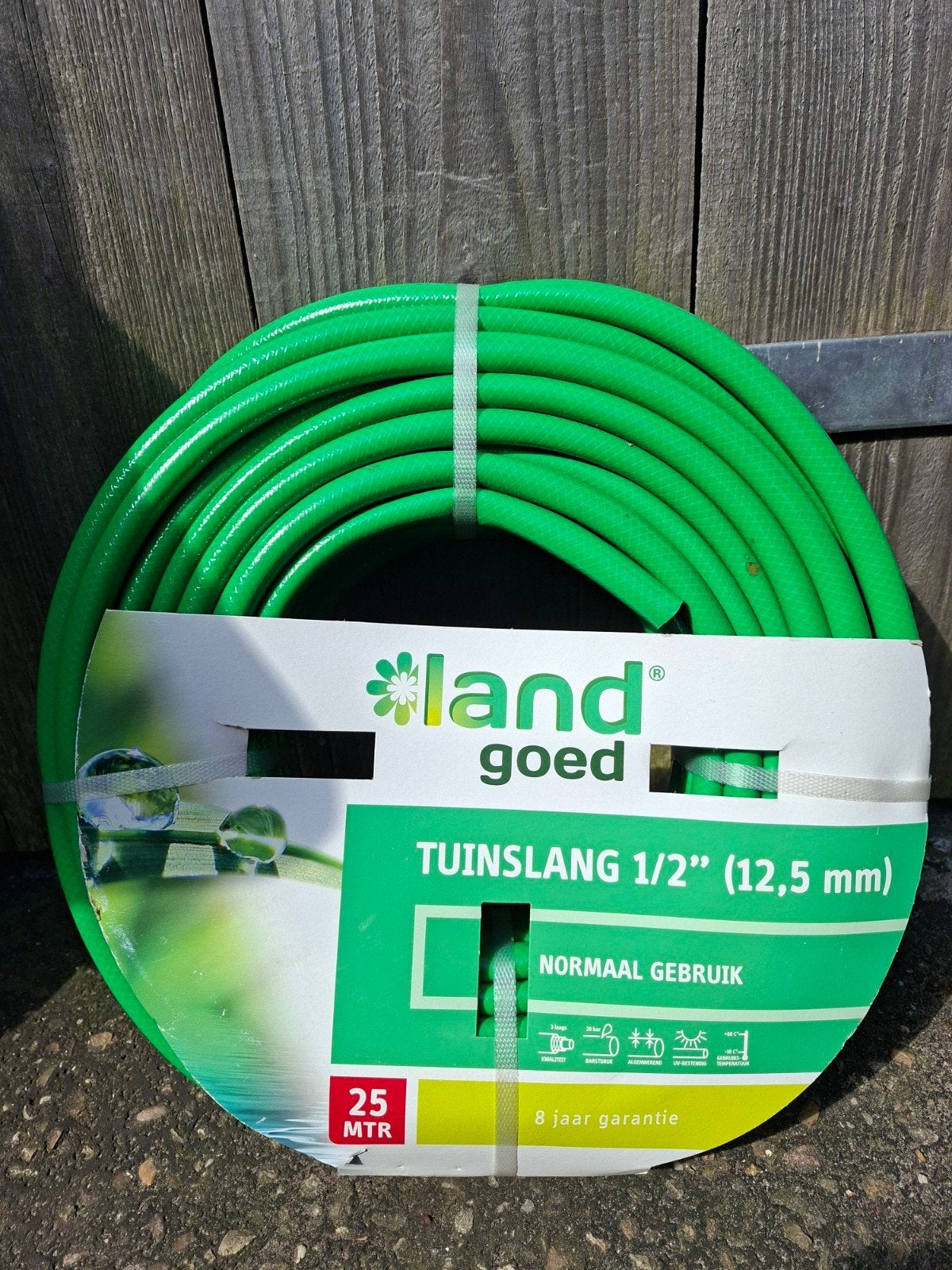 Nieuwe tuinslang, 25m, incl. kraanaansluiting en sproeikop, Ophalen, Nieuw, Tuinslang