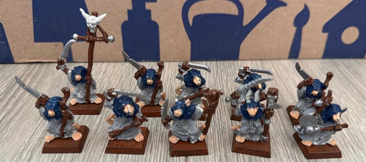 Warhammer 10x Skaven plague monks (metal), Ophalen of Verzenden, Zo goed als nieuw, Warhammer