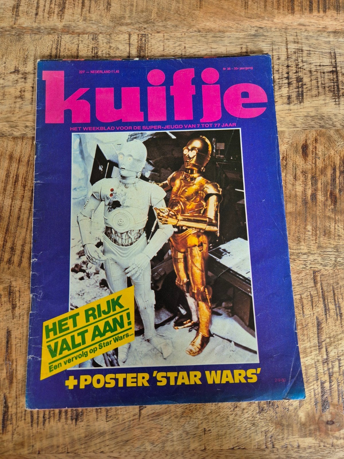 Kuifje Star Wars Special: Het Rijk Valt Aan (1980), Boeken, Eén stripboek, Ophalen of Verzenden, Gelezen, Diverse