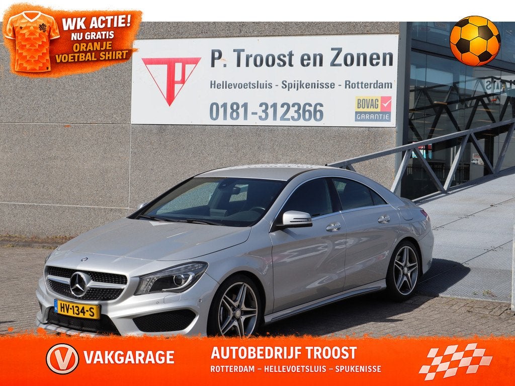 Mercedes-Benz CLA-Klasse 180 Ambition AMG Automaat Navigatie, Gebruikt, Euro 6, 4 cilinders, Alcantara