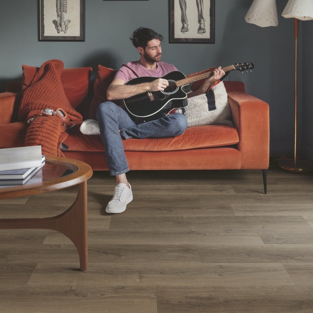 103,5m2 Lamel Parket Quick-step Eik grijs 14mm 50pak = €3095, Parket, Lamel parket vloer 14mm dik met click systeem, 75 m² of meer