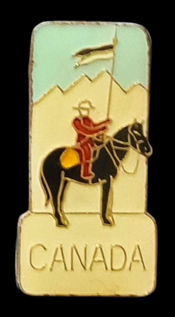 Canada pin met agent op paard, Ophalen of Verzenden, Nieuw, Stad of Land, Speldje of Pin