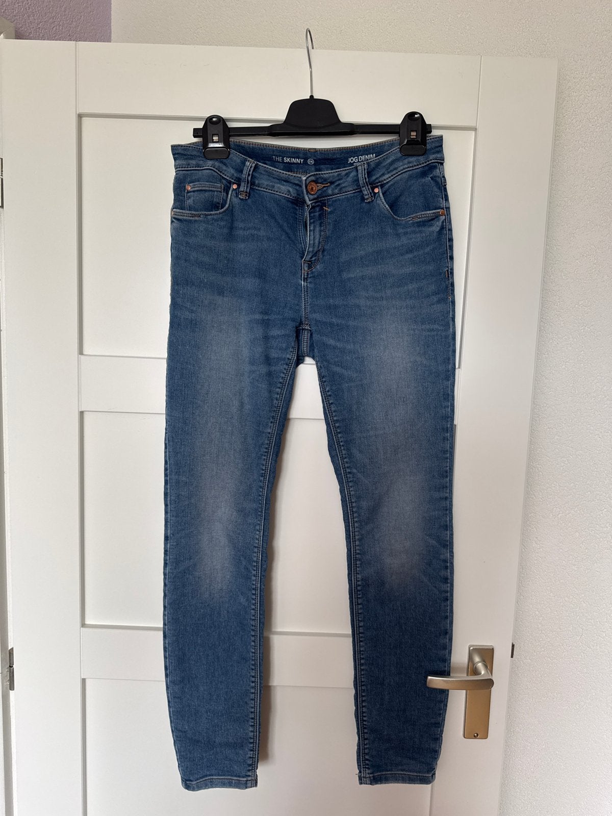 C&A The Skinny Jog Denim Jeans - Maat W30-W32, Kleding | Dames, Ophalen of Verzenden, Zo goed als nieuw, Blauw, W30 - W32 (confectie 38/40)