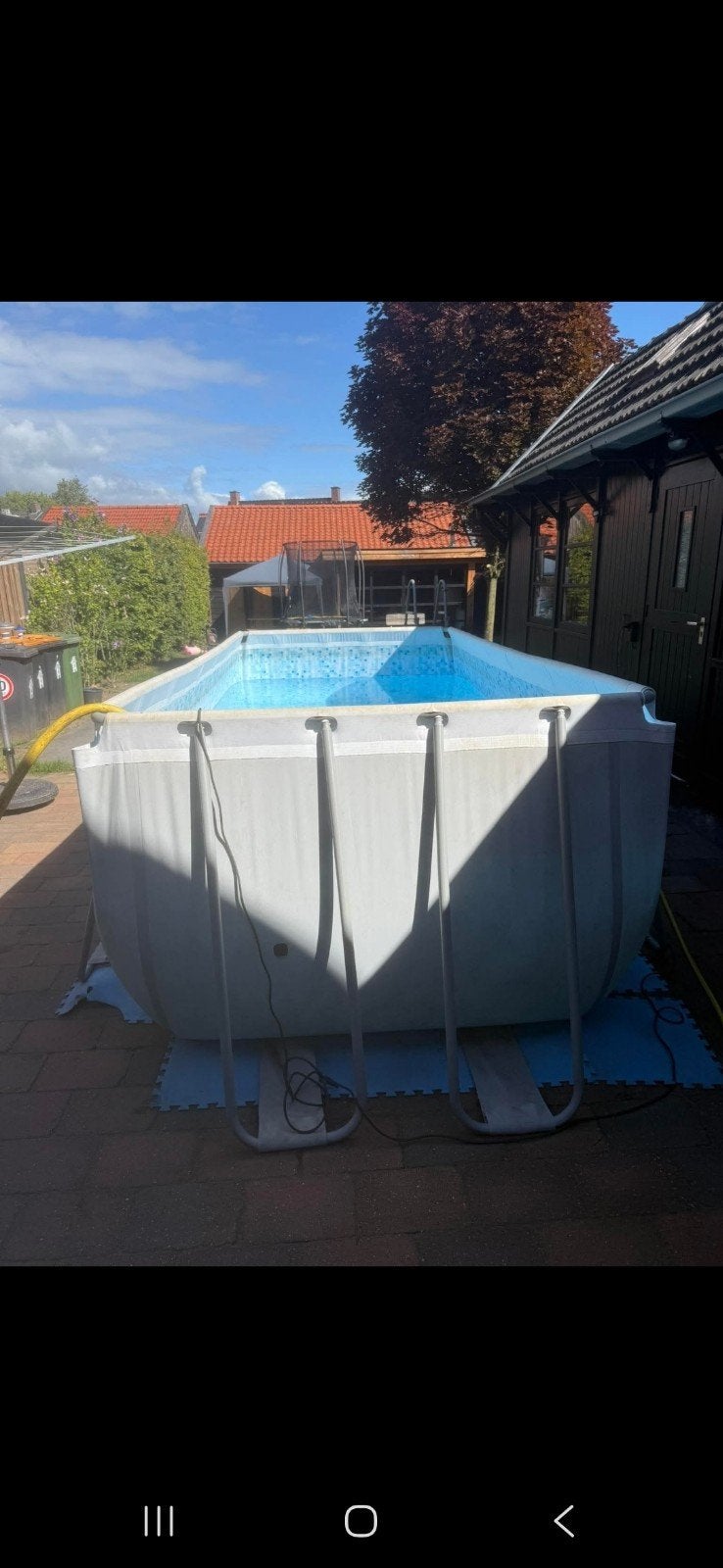 Zwembad 4,12 x 2,01, Tuin en Terras, 120 cm of meer, Gebruikt, 200 tot 300 cm, Ophalen of Verzenden