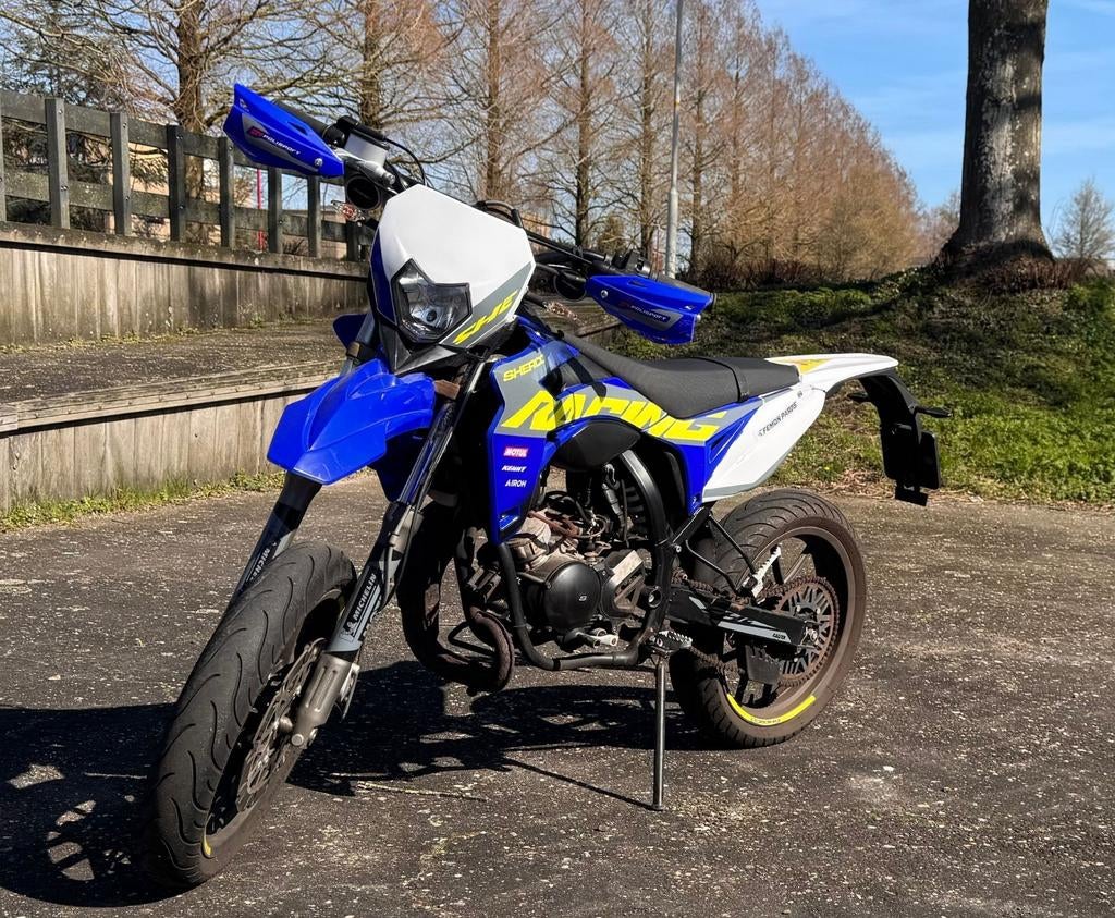 Sherco SM-R 50 factory schakelbrommer, Fietsen en Brommers, Brommers | Crossbrommers, 6 versnellingen, Gebruikt, 50 cc, Ophalen