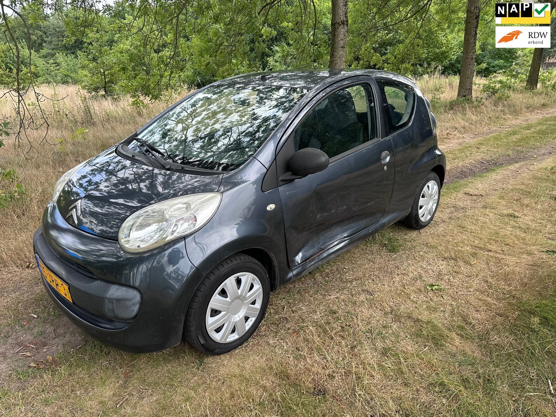 Citroen C1 1.0-12V Séduction apk t/m 09-02-2027, Voorwielaandrijving, Gebruikt, ABS, 4 stoelen