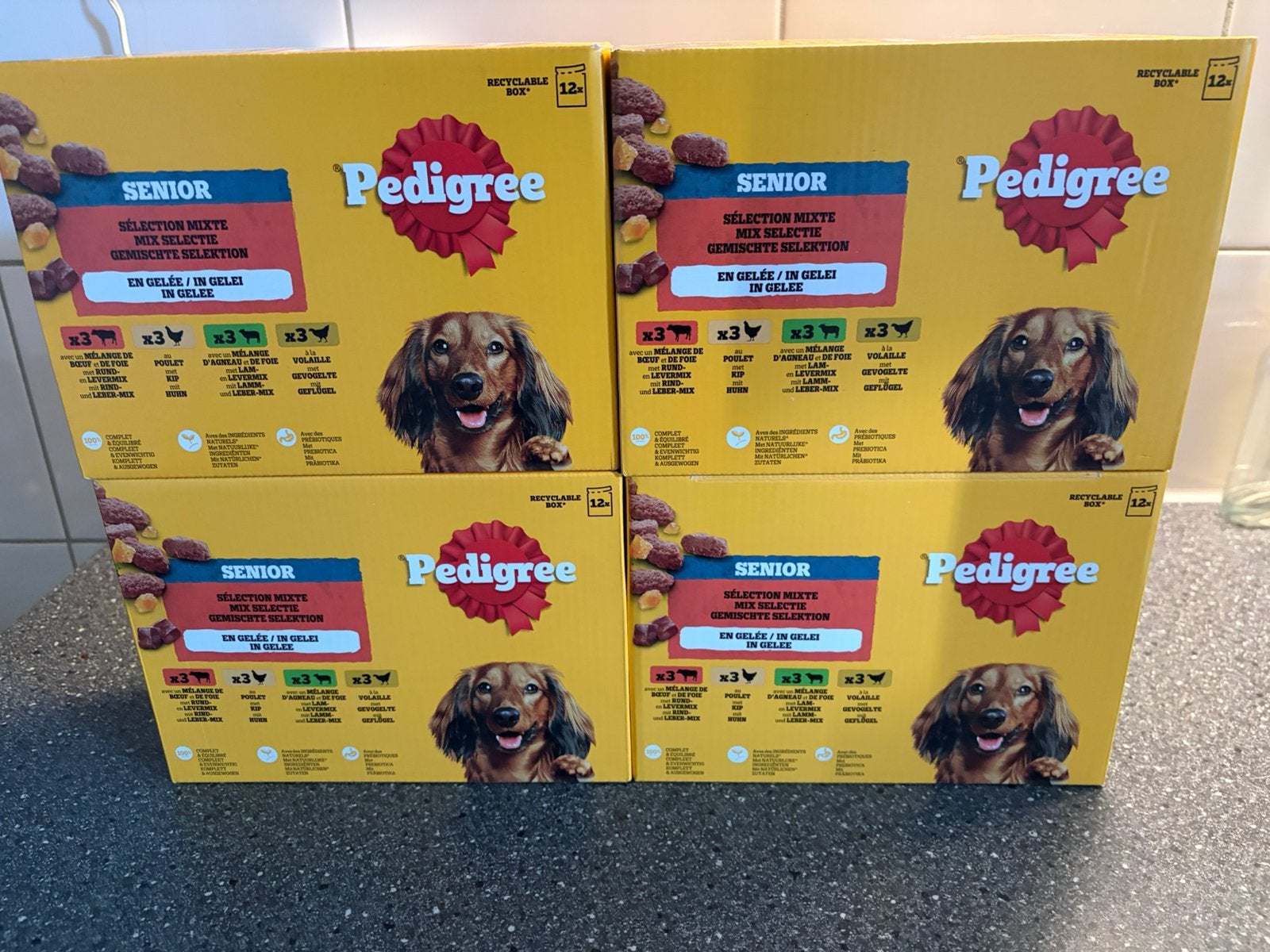 Pedigree  maaltijden in gelei voor senior, Ophalen of Verzenden, Hond